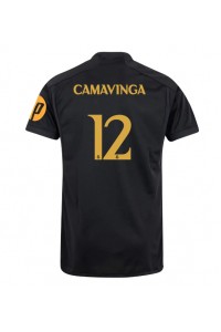 Fotbalové Dres Real Madrid Eduardo Camavinga #12 Třetí Oblečení 2023-24 Krátký Rukáv